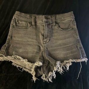 Celebrity Pink Black Denim Shorts Size 3